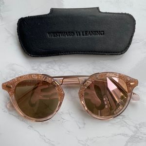 Westward Leaning Pink & Rose Gold Mirrored